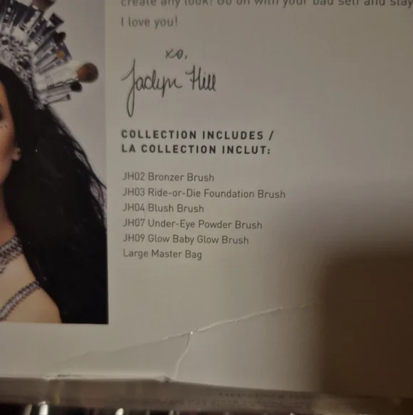 Morphe X Jaclyn Hill Complexion Master Brush Set with Silver Bag - Picture 5 of 5